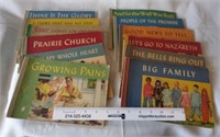 12 Vintage Children's Christian Books 1940's