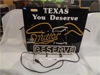 Texas Miller Beer NEON Sign