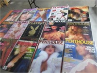 Penthouse & Playboy Magazines 1980's