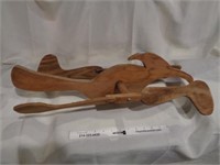 Hand Made Wood Whirley Jig Bird