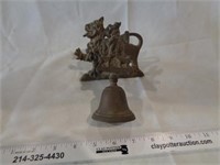 Very Old Brass Wall Bell