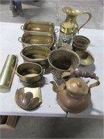 Grouping of Brass Items
