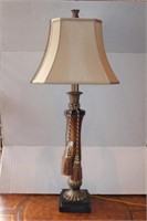 Table Lamp in Painted Cast Material