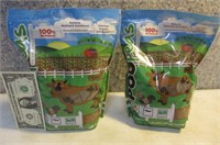 2 New Bags Poo-Peas Garden Fertilizer Organic