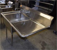 BRAND NEW 1 COMPARTMENT SINK WITH DRAIN SIDE