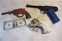 lot 3 antique Cap Gun PARTS