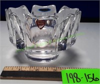 Orrefors Sweden Crystal Candle Holder