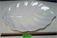 Vintage Porcelain Leaf Platter