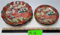 Vintage Japan Porcelain Plates & Saucers