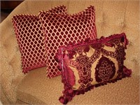 Selection of Three Decorative Pillows