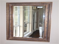 Bevel Mirror in Antiqued Gilt Frame