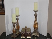 Three Candle Stands with