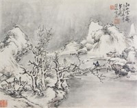 After Zhao Mengfu 1254-1322 Watercolour on Paper