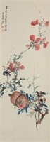 Zhang Daqian 1899-1983 Watercolour on Paper Scroll