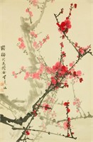 Cheng Shengda b. 1941 Watercolour Paper Roll