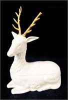 Made In Italy Deer Carved Dish