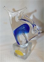 Arte Murano Art Glass Fish Sculpture
