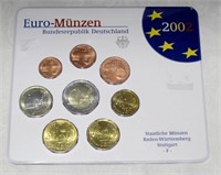2002 Euro Specimen Set Uncirculated