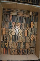 Letterpress Wood Block Letters (tray lot WL027)