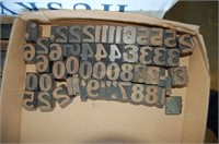 Letterpress Wood Block Letters (tray lot WL010)