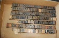 Letterpress Wood Block Letters (tray lot WL012)