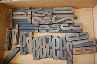 Letterpress Wood Block Letters (tray lot WL006)