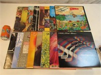 Lot de 16 vinyles mixtes