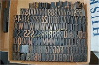 Letterpress Wood Block Letters (tray lot WL021)