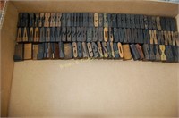 Letterpress Wood Block Letters (tray lot WL017)