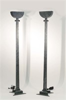 PAIR OF CLASSICAL STYLE FLOOR LAMPS
