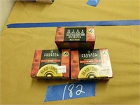 3 Boxes Of 20 Gauge Number 4 Shot Boxes Are Full