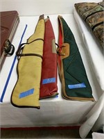 3pc Lot Of Soft Gun Cases As Shown