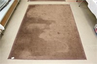 Mauve and Green Area Carpet