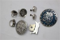 Group of Sterling Silver Jewellery