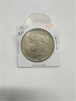 1923 peace silver dollar XF