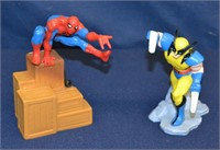 Applause Spider-man & Wolverine Figures