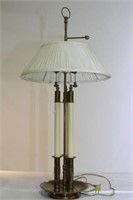 Triple Candlestick and Saucer Table Lamp
