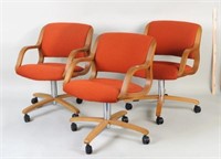 Group of Three Modern Desk Chairs