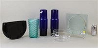 Group Six Modern Glass Vases & Bowls