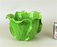 French Jean Roger Glazed Ceramic Cabbage Bowl