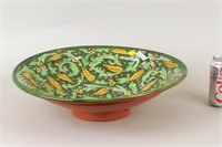 Large Moroccan Glazed Ceramic Bowl