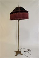 Early Brass Floor Lamp