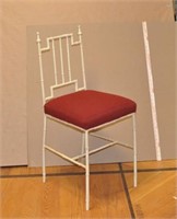 Modern Painted Metal Bamboo Fancy Chair
