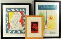 Group Three Picasso Prints