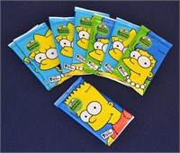 8 Unopened Simpsons Collector Card Packs