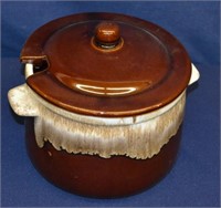 Original McCoy 8" Brown Pottery Bean Pot