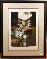 Alvar Sunol Munoz-Ramos, "Untitled" Lithograph