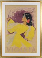Vintage Poster "Violeta"