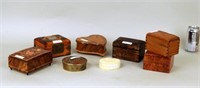Group of Eight Jewelry Boxes