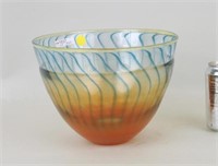 Modern Three Color Glass Bowl